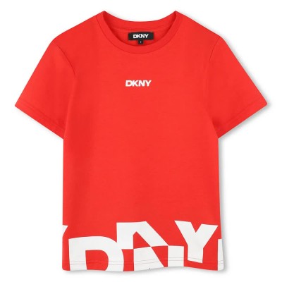 тениска,детски,тениски,dkny,d62303,short,sleeve,t,shirt,vivid,red,(red)