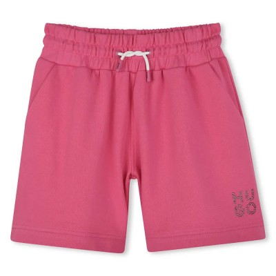 къси,панталони,детски,панталони,hugo,g00403,shorts,shocking,rose,(pink)