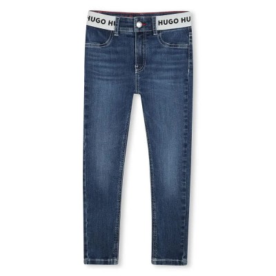 панталони,детски,панталони,hugo,g00408,pants,denim,blue,(blue)