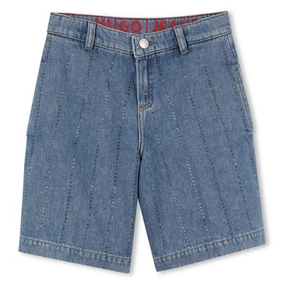 къси,панталони,детски,панталони,hugo,g00406,shorts,denim,blue,(blue)