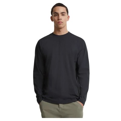 тениска,мъжки,тениски,urban,classics,basic,long,sleeve,t,shirt,2,units,black,(black)