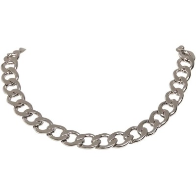 бижутерия,urban,classics,big,chain,necklace,silver,(silver)