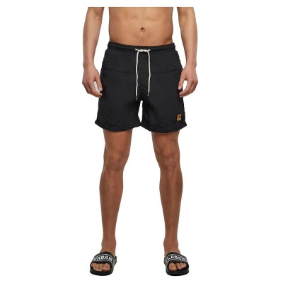 бански,гащета,мъжки,бански,костюми,urban,classics,block,swimming,shorts,2,units,vintage,green,black,(black)
