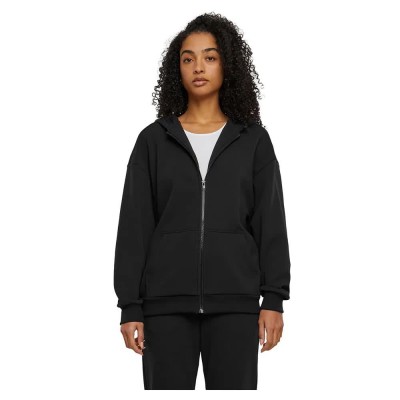 блуза,дамски,блузи,urban,classics,cozy,oversized,full,zip,sweatshirt,black,(black)