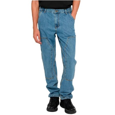 дънки,мъжки,панталони,urban,classics,double,knee,jeans,blue,(light,blue,washed)