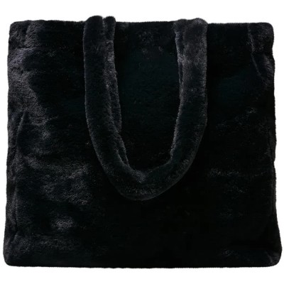 чанта,всички,чанти,urban,classics,fake,fur,tote,bag,black