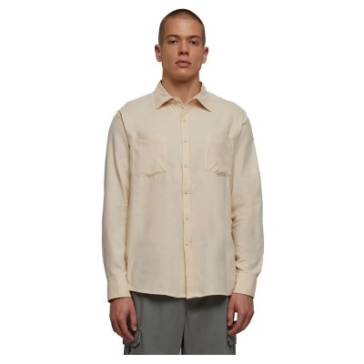 риза,с,дълъг,ръкав,мъжки,ризи,urban,classics,flanell,long,sleeve,shirt,sand,(beige)