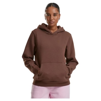 суичър,дамски,блузи,urban,classics,fluffy,hoodie,chocolate,brown