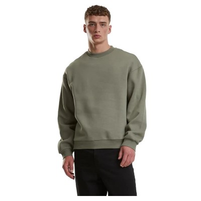 блуза,мъжки,пуловери,urban,classics,fluffy,sweatshirt,green,(pale,olive)