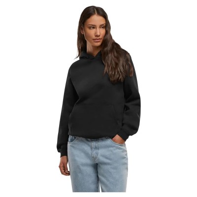суичър,дамски,блузи,urban,classics,loose,brushed,fleece,hoodie,black