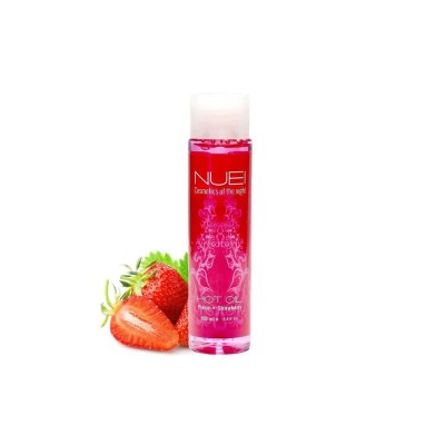 хигиена,тяло,nuei,strawberry,warming,effect,erotic,massage,oil,100ml,pink,(transparent)