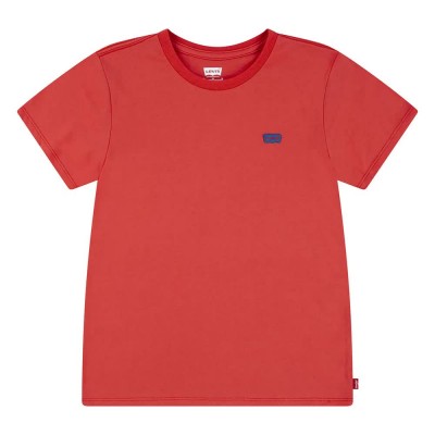 тениска,детски,тениски,levi´s,®,batwing,chest,hit,short,sleeve,t,shirt,red,(hibiscus)