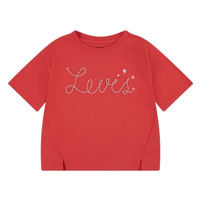 тениска,детски,тениски,levi´s,®,meet,and,greet,short,sleeve,t,shirt,red,(hibiscus)