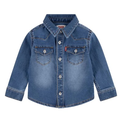риза,с,дълъг,ръкав,детски,ризи,levi's®,my,first,barstow,long,sleeve,shirt,blue