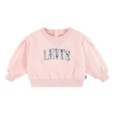 блуза,детски,блузи,levi´s,®,pleated,slv,sweatshirt,pink,(english,rose)
