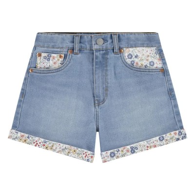 къси,панталони,детски,панталони,levi's®,print,block,mom,shorts,blue