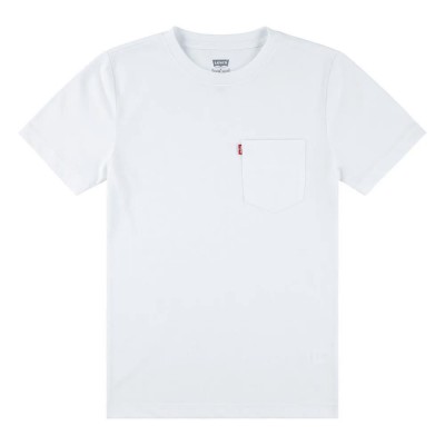 тениска,детски,тениски,levi´s,®,sunset,pocket,short,sleeve,t,shirt,bright,white,(white)