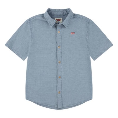 футболна,фланелка,детски,ризи,levi´s,®,woven,short,sleeve,shirt,blue,(sail,away)