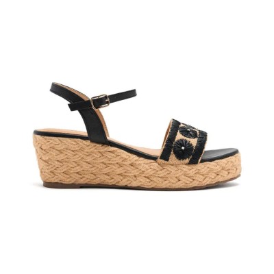 сандали,на,платформа,дамски,сандали,и,чехли,gioseppo,candia,esparto,wedge,sandals,black,(black)