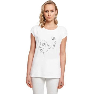 тениска,мъжки,тениски,дамски,тениски,miss,tee,one,line,short,sleeve,t,shirt,white,(white)