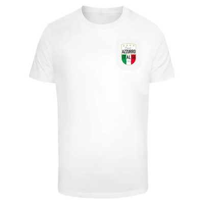 тениска,мъжки,тениски,mister,tee,azurro,italia,crest,short,sleeve,t,shirt,white,(white)