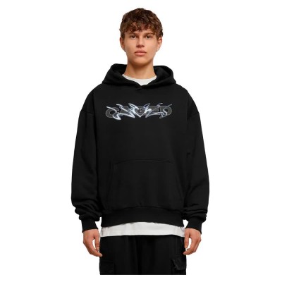 суичър,мъжки,пуловери,mister,tee,cagedchrome,ultra,heavy,oversize,hoodie,black