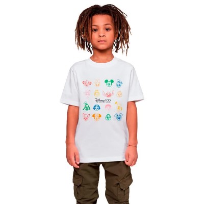 тениска,детски,тениски,mister,tee,disney,100,faces,short,sleeve,t,shirt,white,(white)