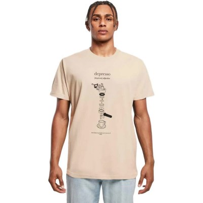 тениска,мъжки,тениски,дамски,тениски,mister,tee,depresso,short,sleeve,t,shirt,beige,(sand)
