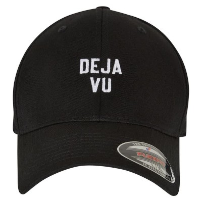 тениска,всички,шапки,mister,tee,deja,vu,cap,cap,black,(black,white)