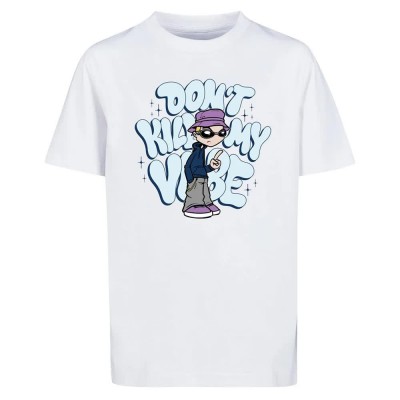 тениска,детски,тениски,mister,tee,don´t,kill,my,vibe,short,sleeve,t,shirt,white,(white)