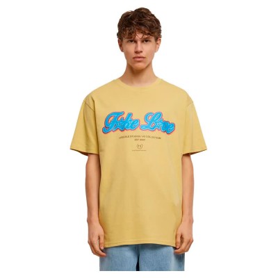 тениска,мъжки,тениски,mister,tee,f*ke,l*ve,heavy,short,sleeve,t,shirt,palemoss,(yellow)
