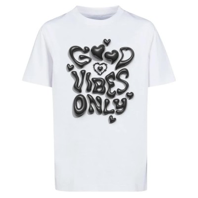 тениска,детски,тениски,mister,tee,good,vibes,only,heart,short,sleeve,t,shirt,white,(white)