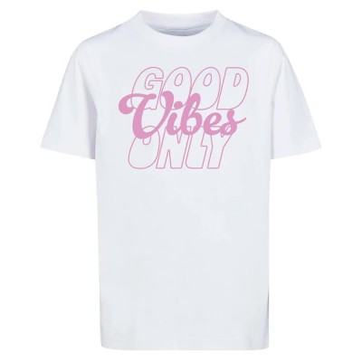 тениска,детски,тениски,mister,tee,good,vibes,only,wording,short,sleeve,t,shirt,white,(white)