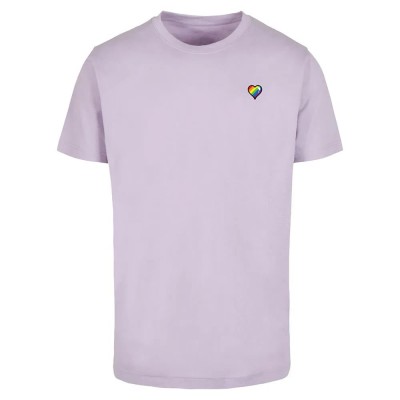 тениска,мъжки,тениски,mister,tee,glossy,heart,pride,short,sleeve,t,shirt,lilac,(purple)