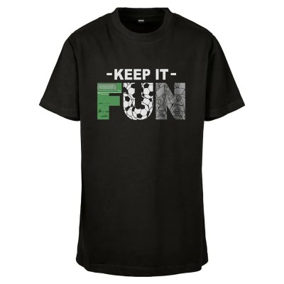 тениска,детски,тениски,mister,tee,keep,it,fun,short,sleeve,t,shirt,black,(black)