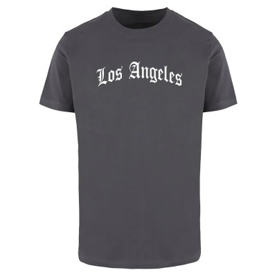 тениска,мъжки,тениски,mister,tee,los,angeles,wording,short,sleeve,t,shirt,grey,(magnet)