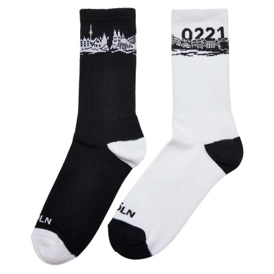 чорапи,мъжки,чорапи,mister,tee,major,city,0221,crew,socks,2,units,white,black,(black,white)