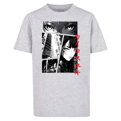 тениска,детски,тениски,mister,tee,manga,comic,short,sleeve,t,shirt,grey,(heather,grey)