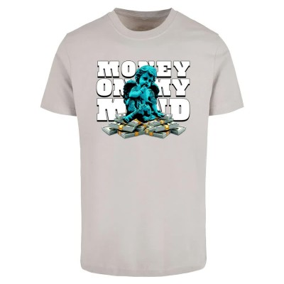 тениска,мъжки,тениски,mister,tee,money,on,my,mind,short,sleeve,t,shirt,grey,(light,asphalt)