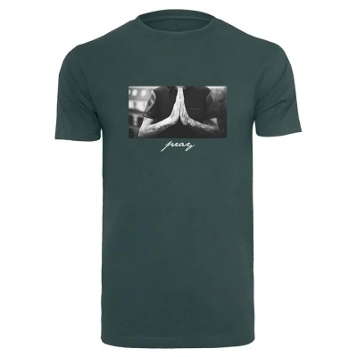 тениска,мъжки,тениски,дамски,тениски,mister,tee,pray,short,sleeve,t,shirt,green,(bottle,green)