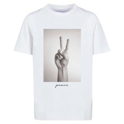 тениска,детски,тениски,mister,tee,peace,sign,short,sleeve,t,shirt,white,(white)