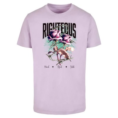 тениска,мъжки,тениски,mister,tee,righteous,roses,short,sleeve,t,shirt,purple,(lilac)