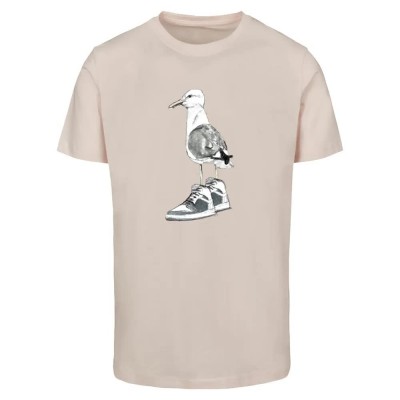 тениска,мъжки,тениски,дамски,тениски,mister,tee,seagull,sneakers,short,sleeve,t,shirt,beige,(pink,marshmallow)