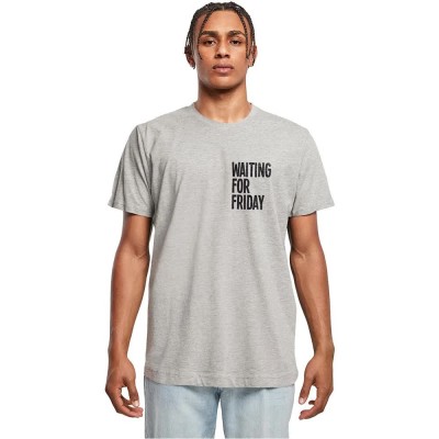 тениска,мъжки,тениски,дамски,тениски,mister,tee,waiting,for,friday,short,sleeve,t,shirt,grey,(heather,grey)