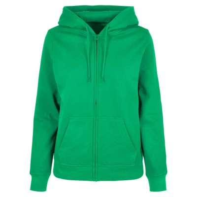 блуза,дамски,блузи,build,your,brand,basic,full,zip,sweatshirt,grass,green,(green)