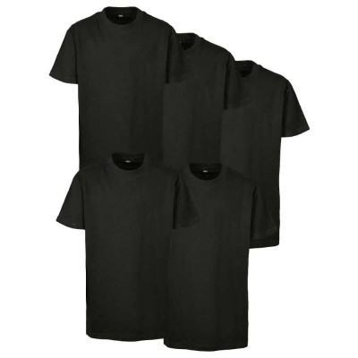 тениска,детски,тениски,build,your,brand,basic,short,sleeve,t,shirt,5,units,black,black,black,black,black,(black)