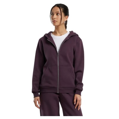 блуза,дамски,блузи,build,your,brand,fluffy,full,zip,sweatshirt,purple