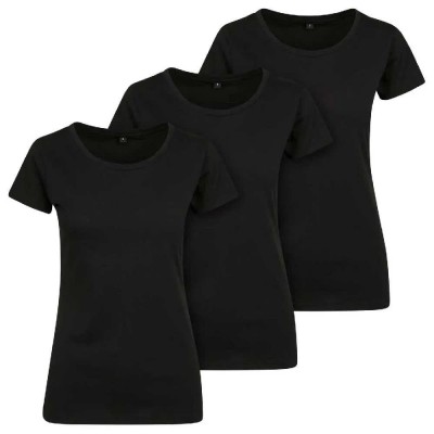 тениска,дамски,тениски,build,your,brand,merch,short,sleeve,t,shirt,3,units,black,black,black,(black)