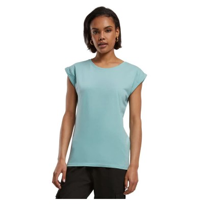 тениска,дамски,тениски,build,your,brand,short,sleeve,t,shirt,blue,mint,(blue)