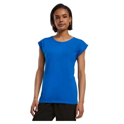 тениска,дамски,тениски,build,your,brand,short,sleeve,t,shirt,bright,blue,(blue)